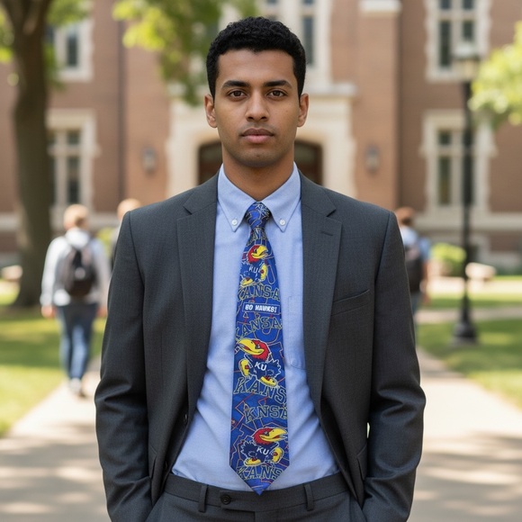 RM Sport Other - GO HAWKS! Kansas RM Sport University of Kansas official merchandise Men’s Tie